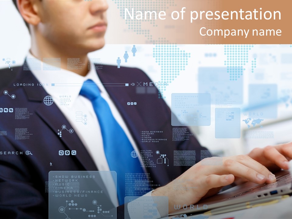 Success Young Tech PowerPoint Template