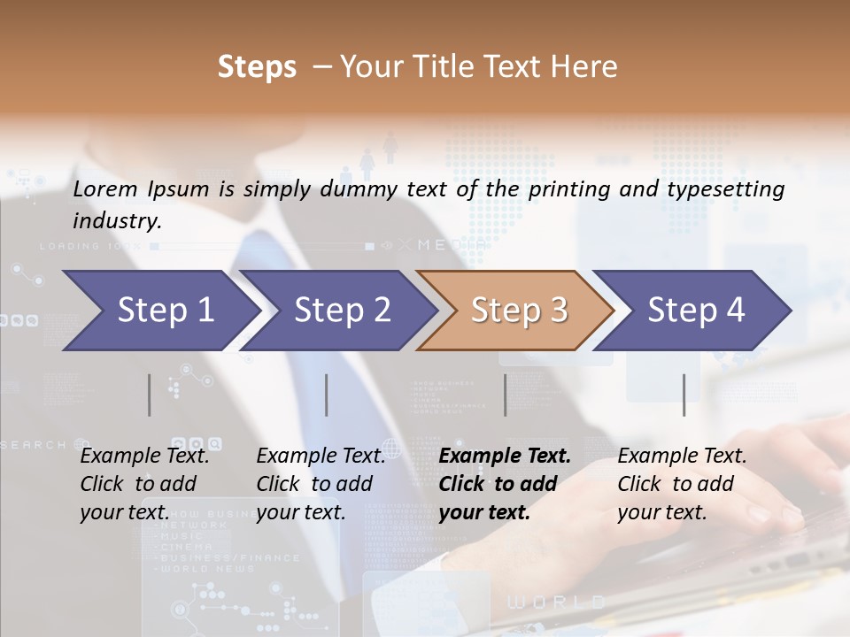 Success Young Tech PowerPoint Template