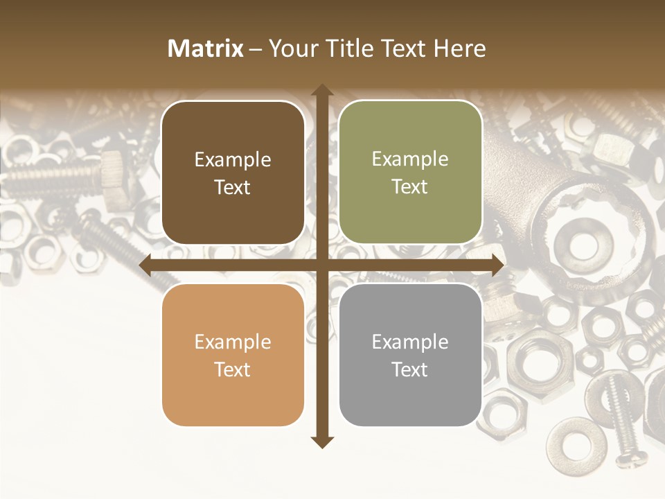 Repair Fasten Supply PowerPoint Template