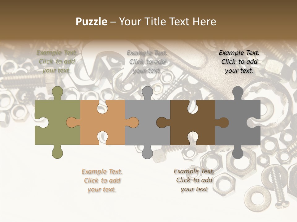 Repair Fasten Supply PowerPoint Template