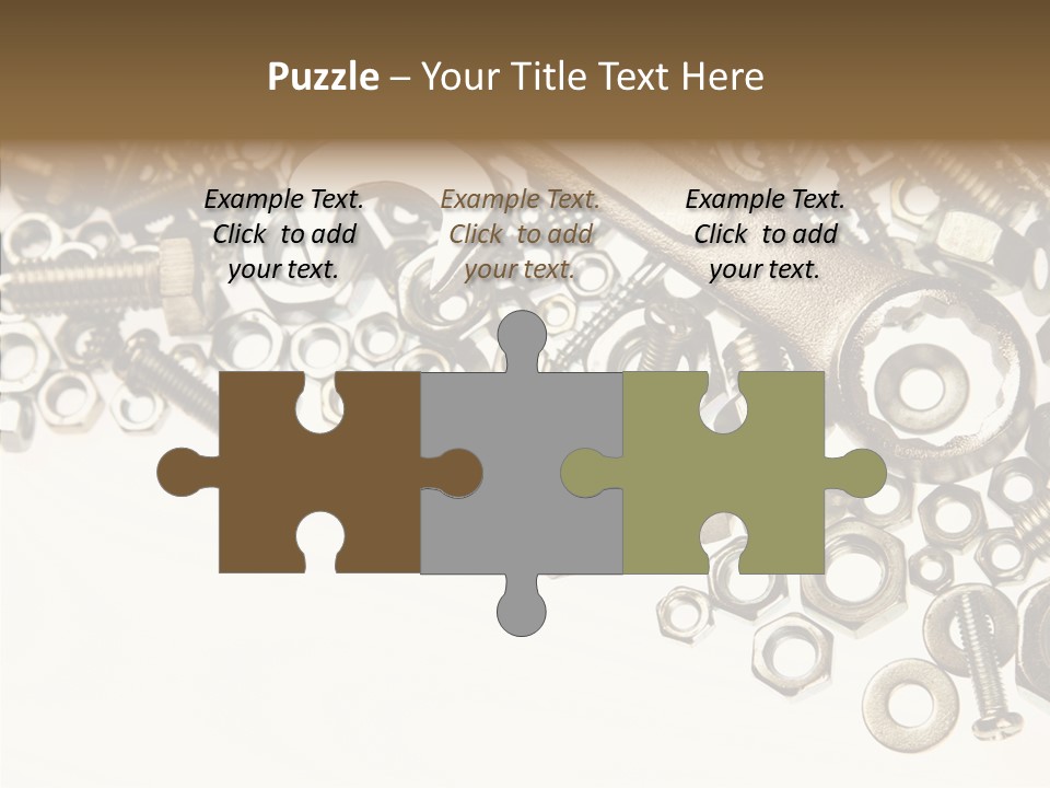 Repair Fasten Supply PowerPoint Template