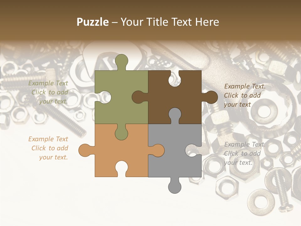 Repair Fasten Supply PowerPoint Template