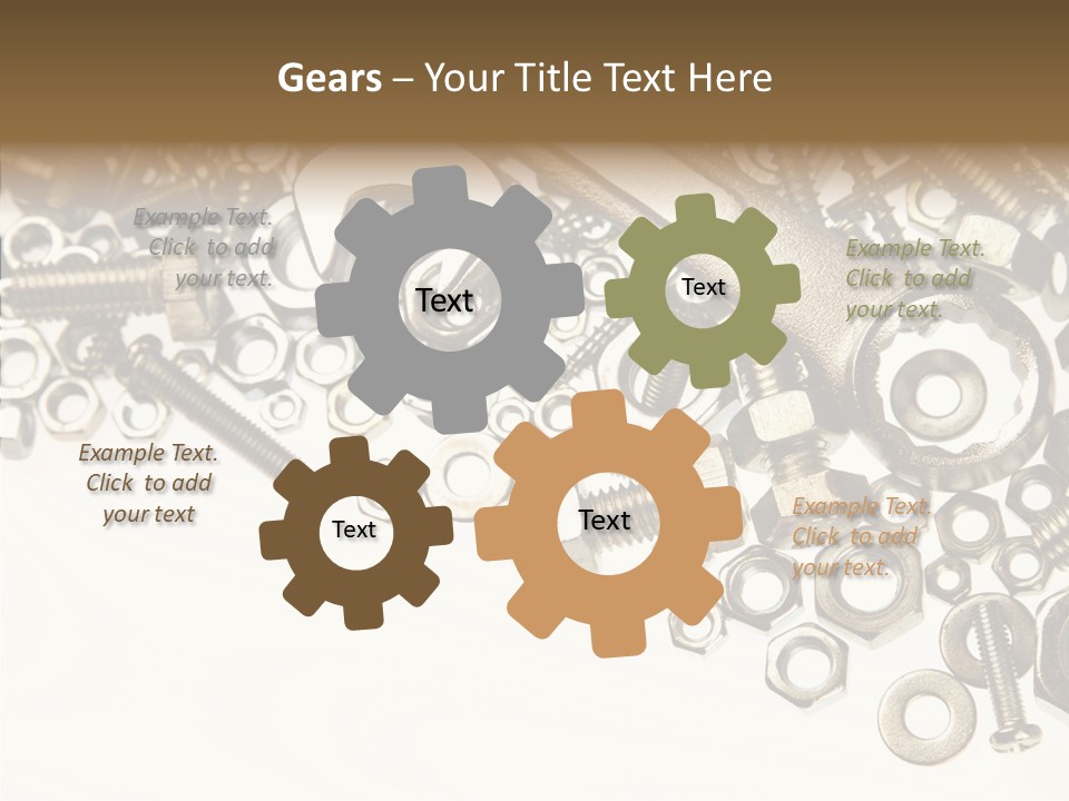 Repair Fasten Supply PowerPoint Template