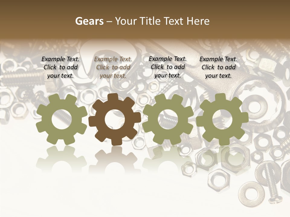 Repair Fasten Supply PowerPoint Template