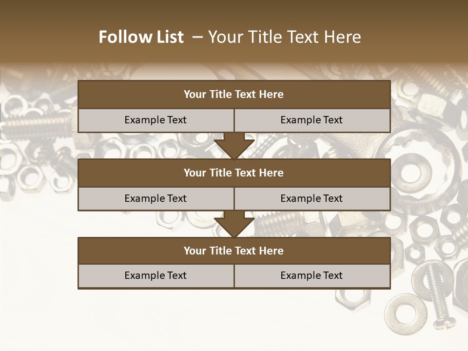 Repair Fasten Supply PowerPoint Template