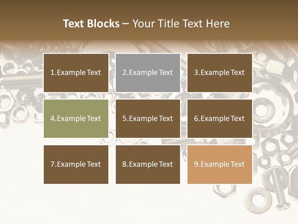 Repair Fasten Supply PowerPoint Template