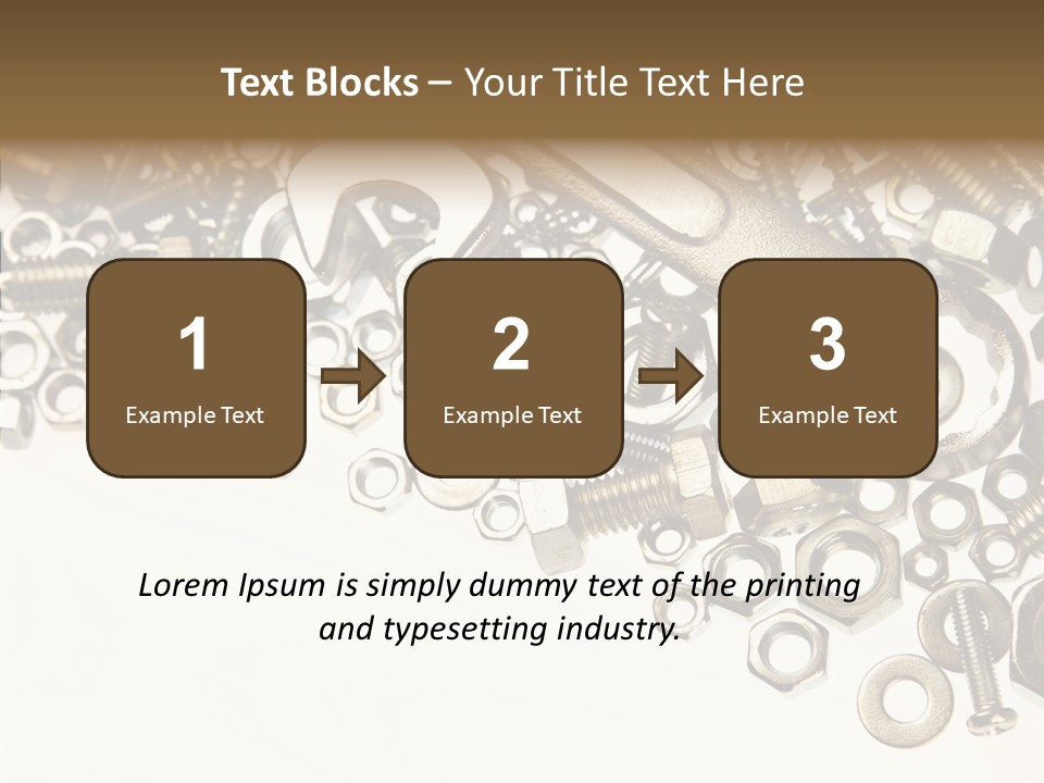 Repair Fasten Supply PowerPoint Template