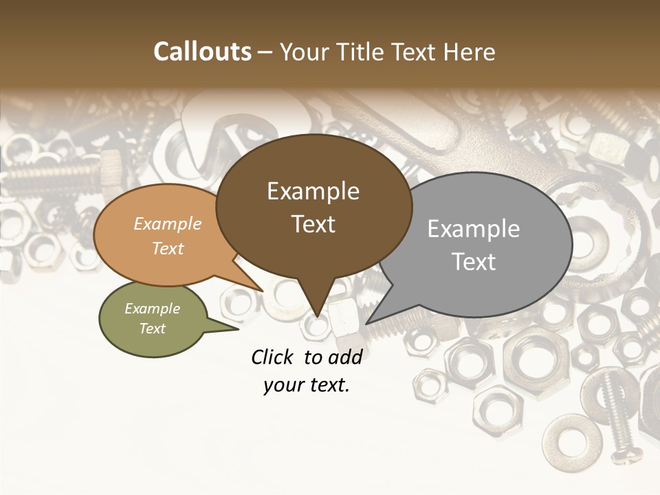 Repair Fasten Supply PowerPoint Template