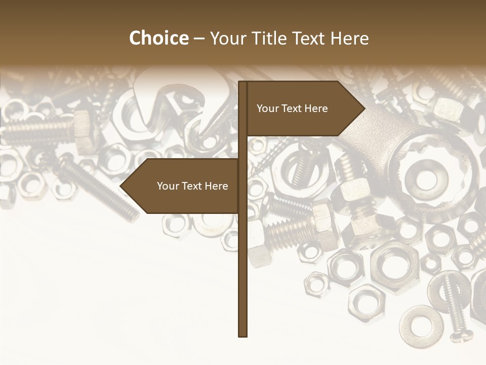 Repair Fasten Supply PowerPoint Template