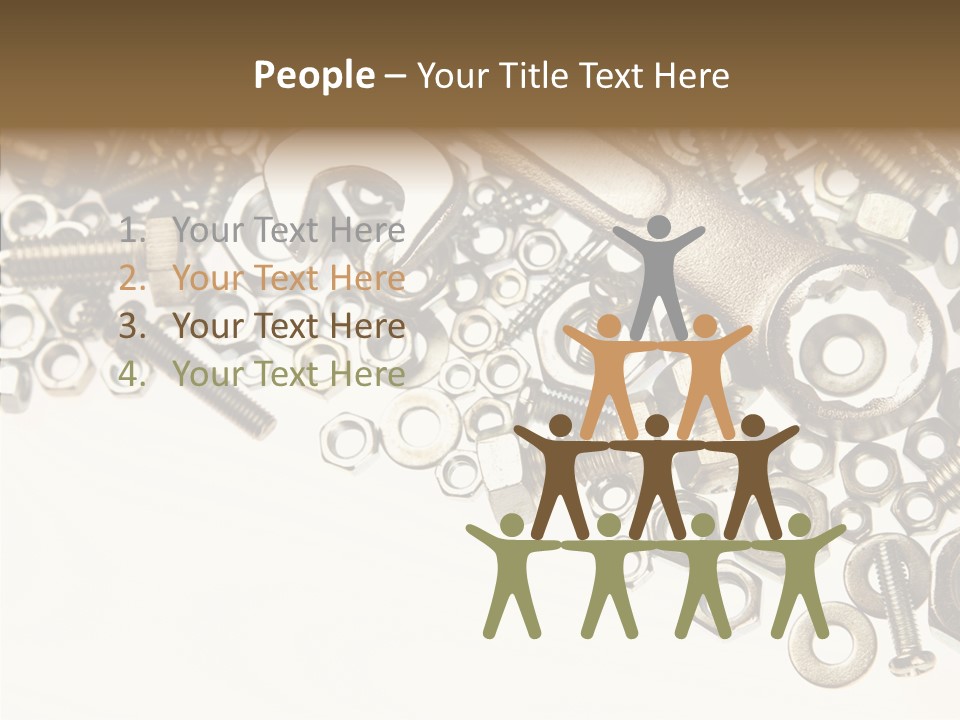 Repair Fasten Supply PowerPoint Template