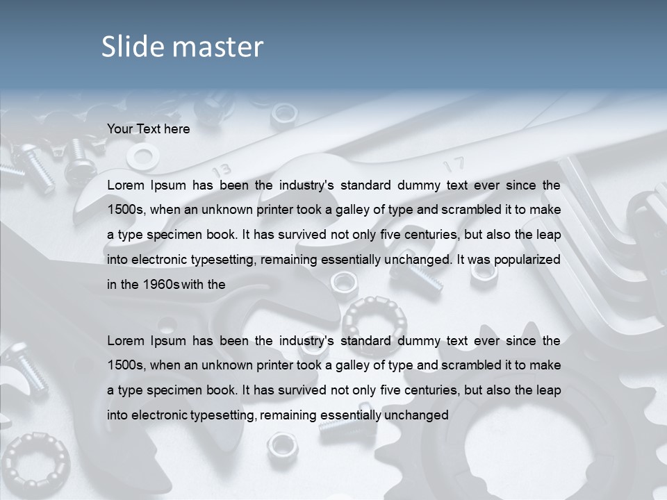 Workshop Cog Work PowerPoint Template