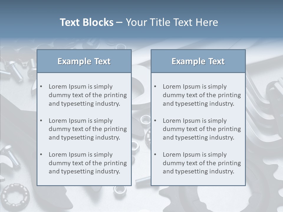 Workshop Cog Work PowerPoint Template