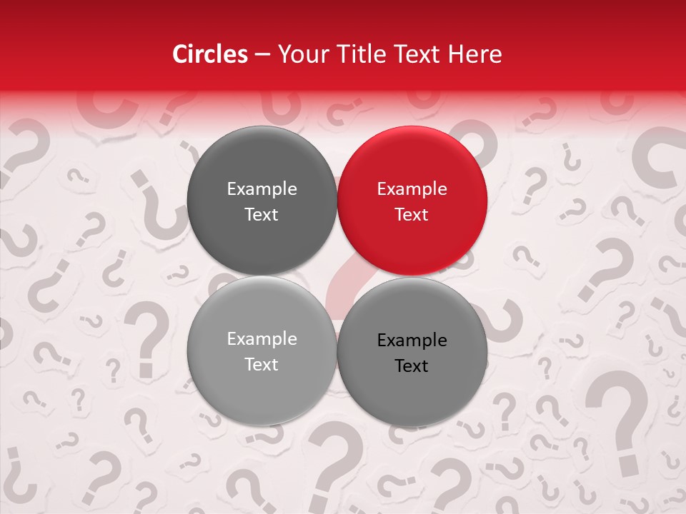 Decisions Large Group Of Objects Heap PowerPoint Template