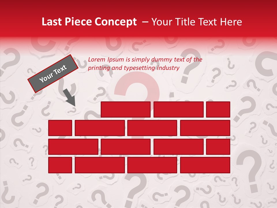 Decisions Large Group Of Objects Heap PowerPoint Template