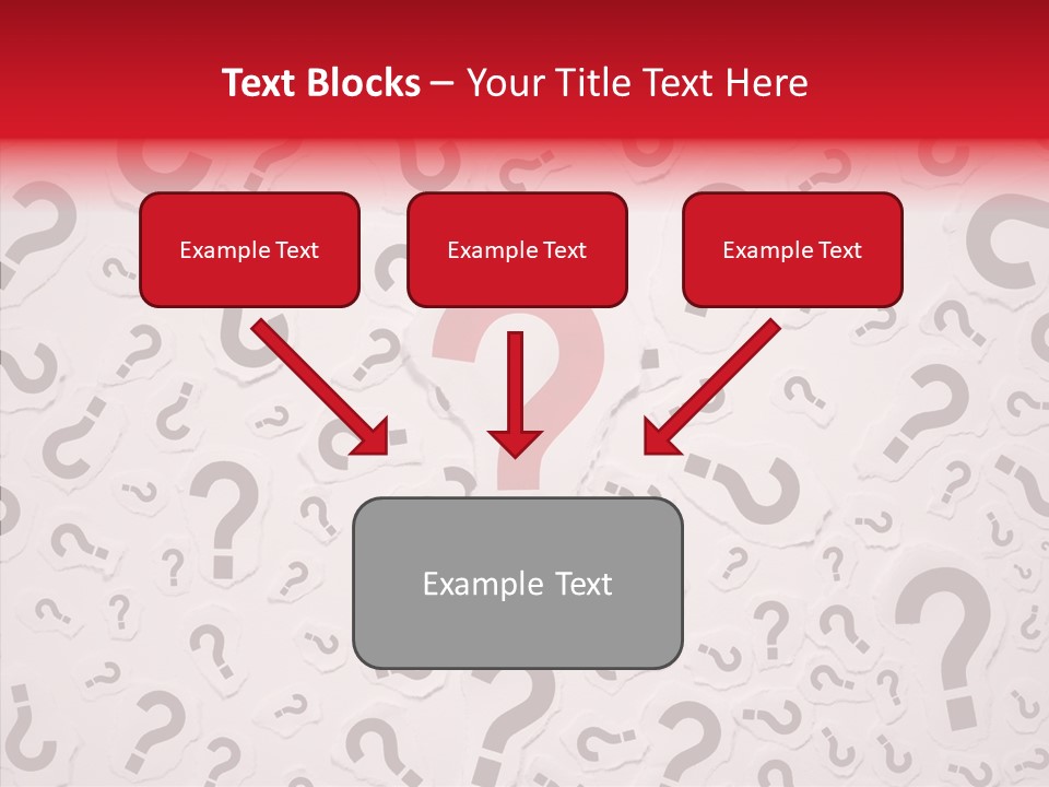 Decisions Large Group Of Objects Heap PowerPoint Template