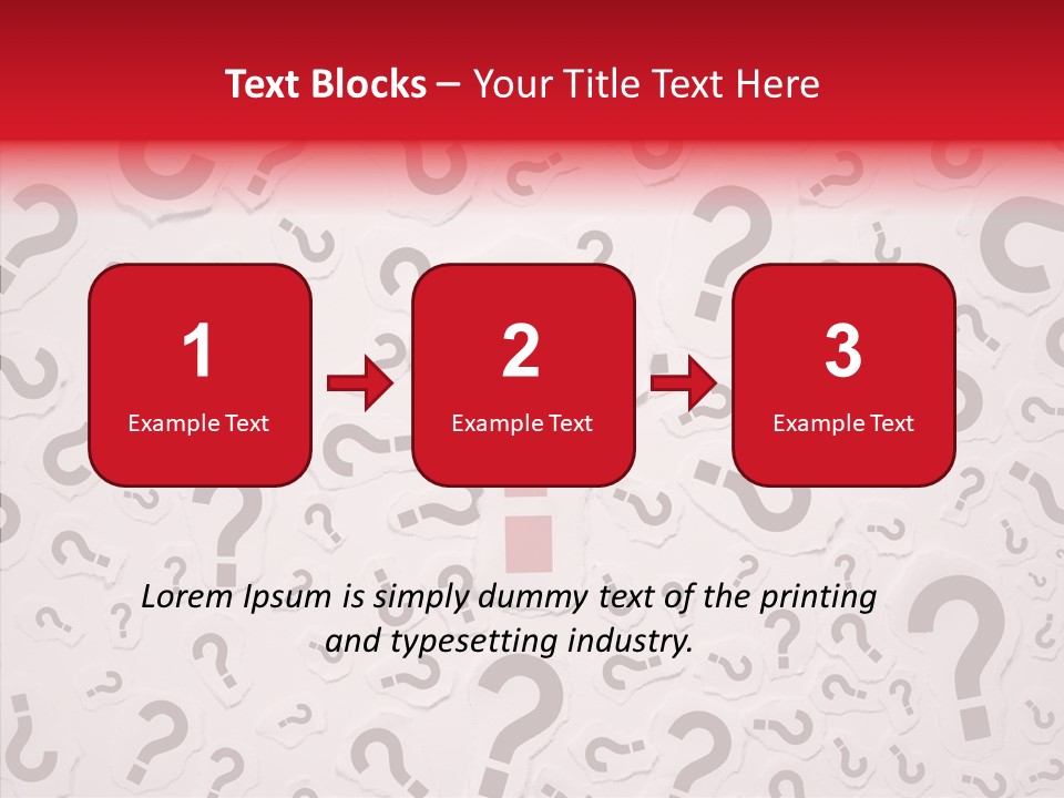 Decisions Large Group Of Objects Heap PowerPoint Template