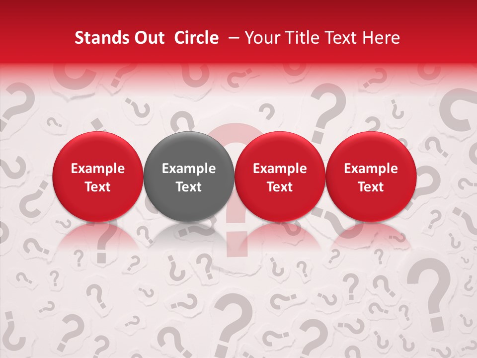 Decisions Large Group Of Objects Heap PowerPoint Template