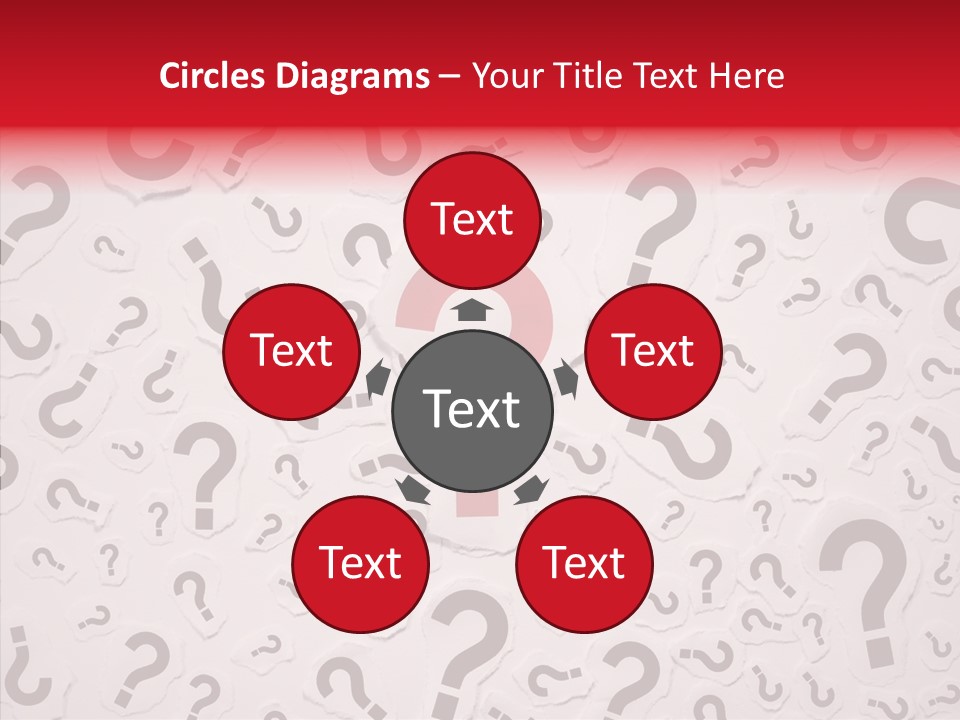 Decisions Large Group Of Objects Heap PowerPoint Template