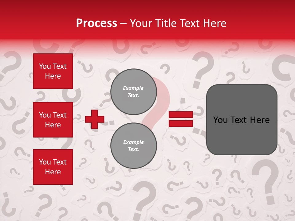 Decisions Large Group Of Objects Heap PowerPoint Template