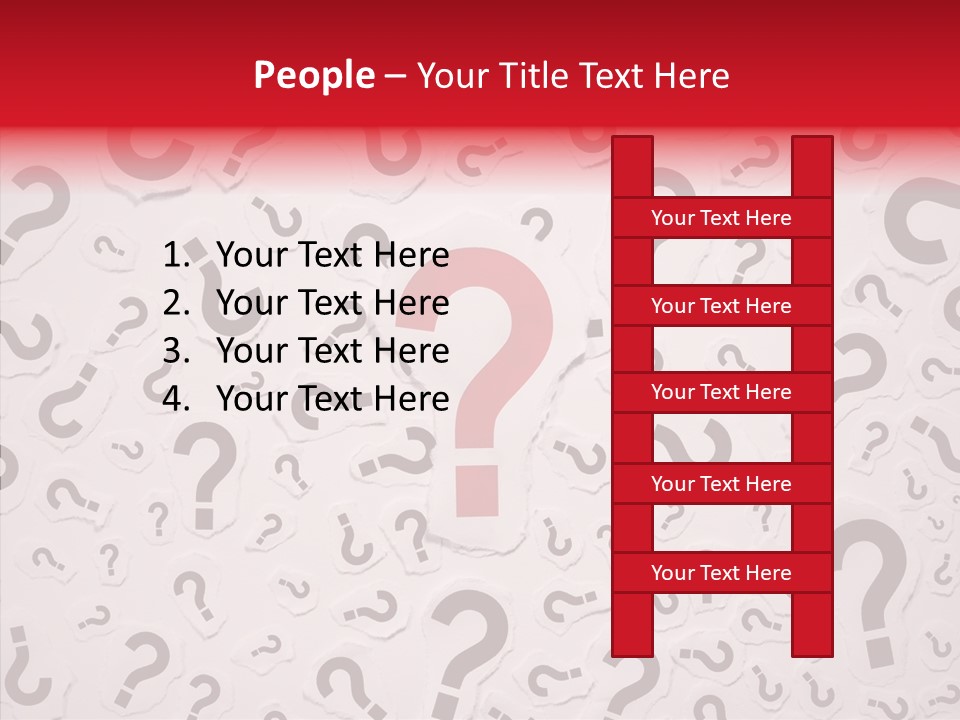Decisions Large Group Of Objects Heap PowerPoint Template