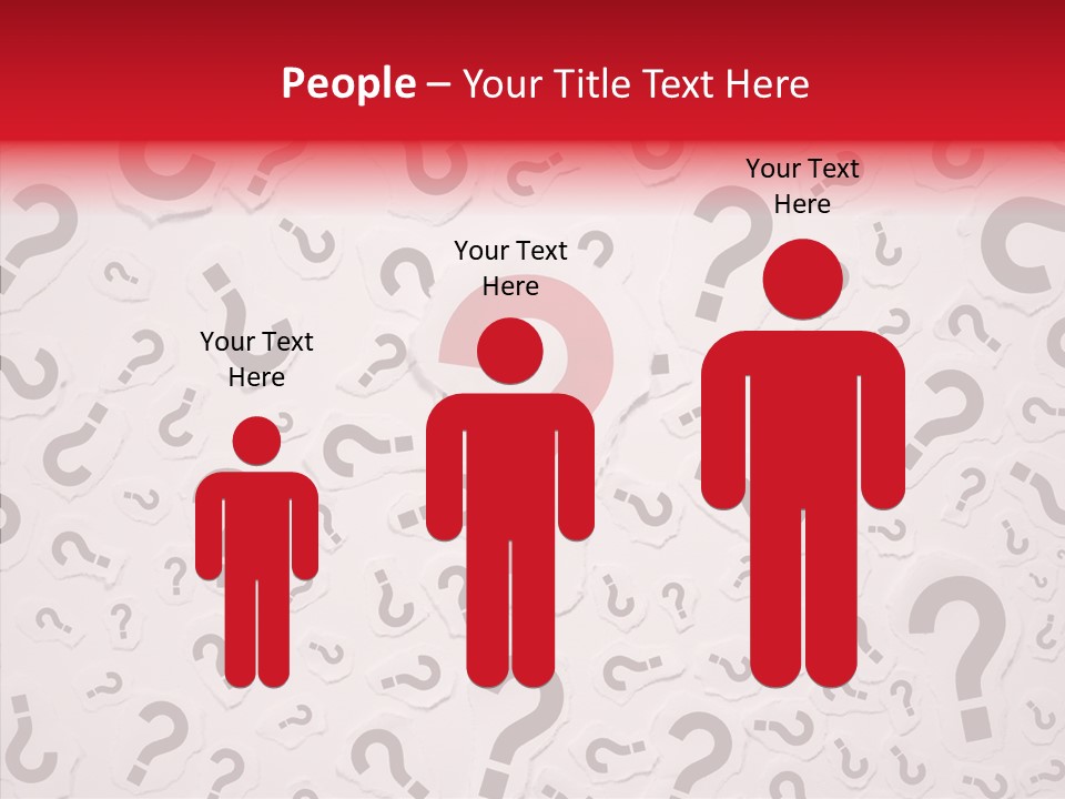 Decisions Large Group Of Objects Heap PowerPoint Template