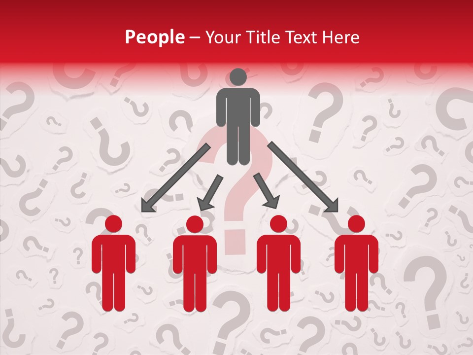 Decisions Large Group Of Objects Heap PowerPoint Template