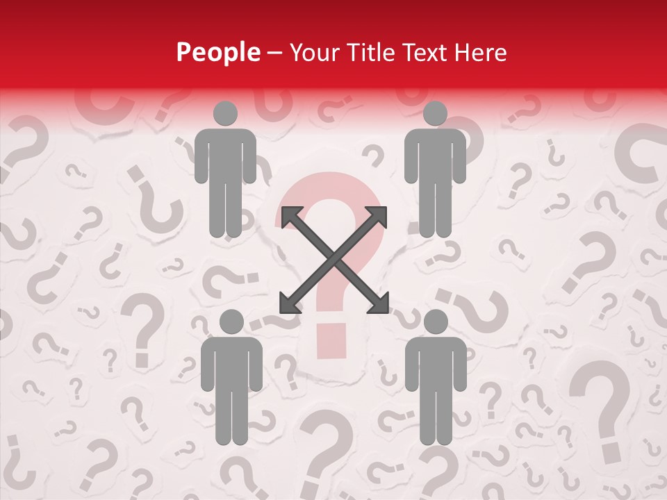 Decisions Large Group Of Objects Heap PowerPoint Template