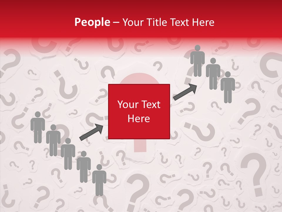 Decisions Large Group Of Objects Heap PowerPoint Template