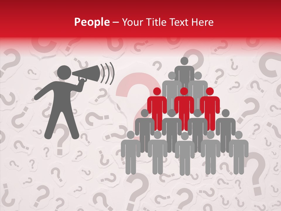 Decisions Large Group Of Objects Heap PowerPoint Template