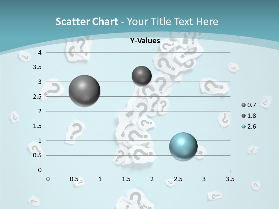 Blue Background Close Up Ideas PowerPoint Template