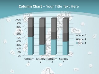 Blue Background Close Up Ideas PowerPoint Template