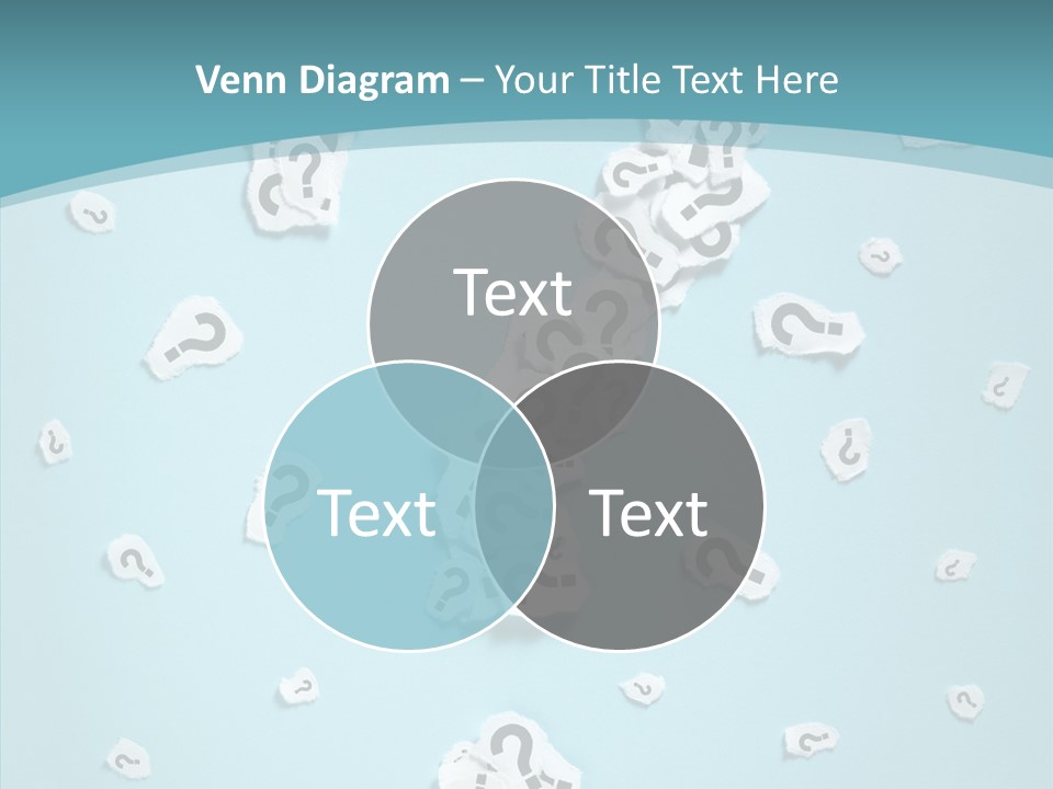 Blue Background Close Up Ideas PowerPoint Template