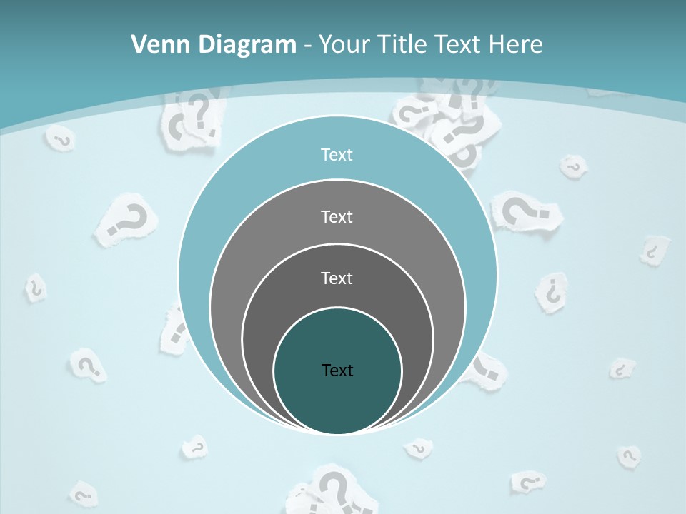 Blue Background Close Up Ideas PowerPoint Template