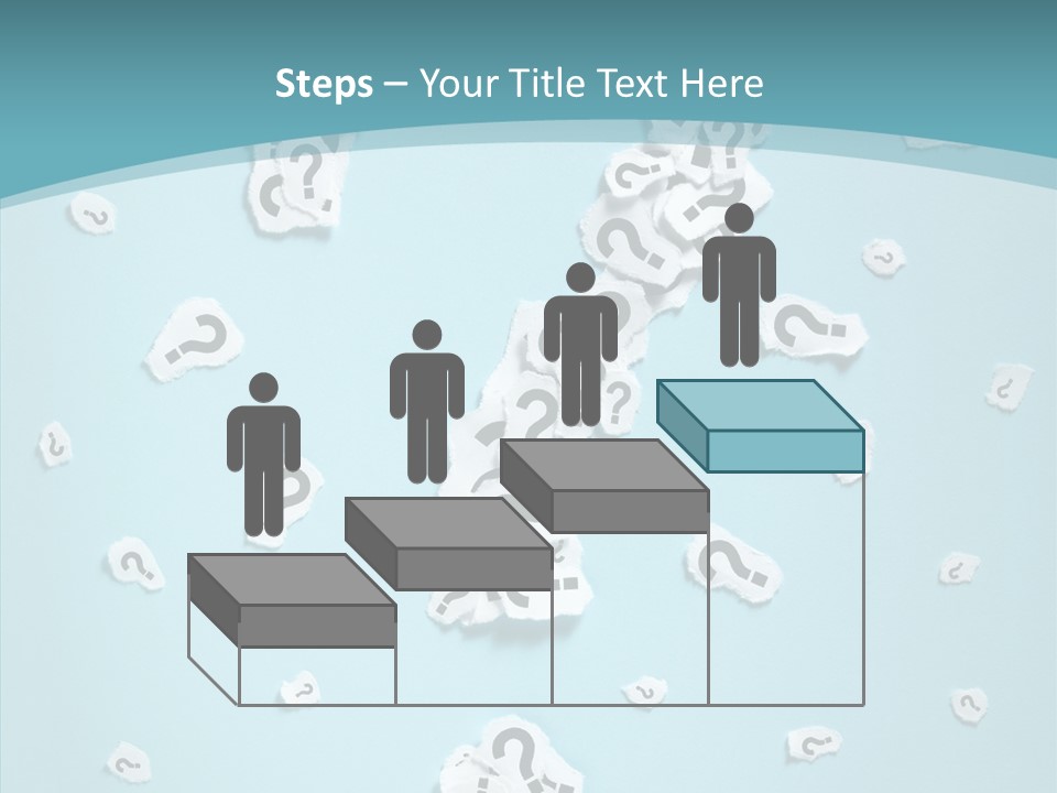 Blue Background Close Up Ideas PowerPoint Template
