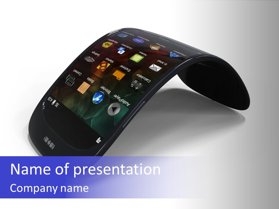 Digital Gadget Mobile PowerPoint Template