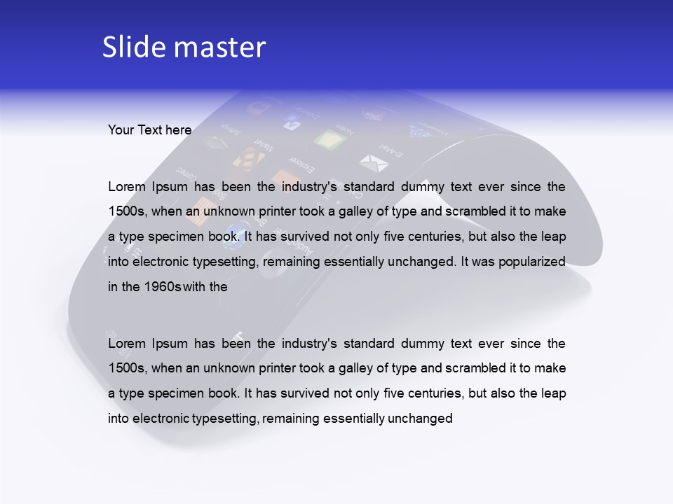 Digital Gadget Mobile PowerPoint Template