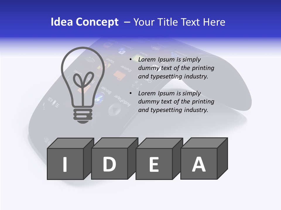 Digital Gadget Mobile PowerPoint Template