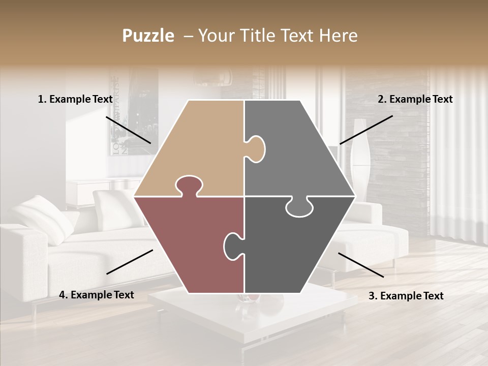 Decor Lamp House PowerPoint Template