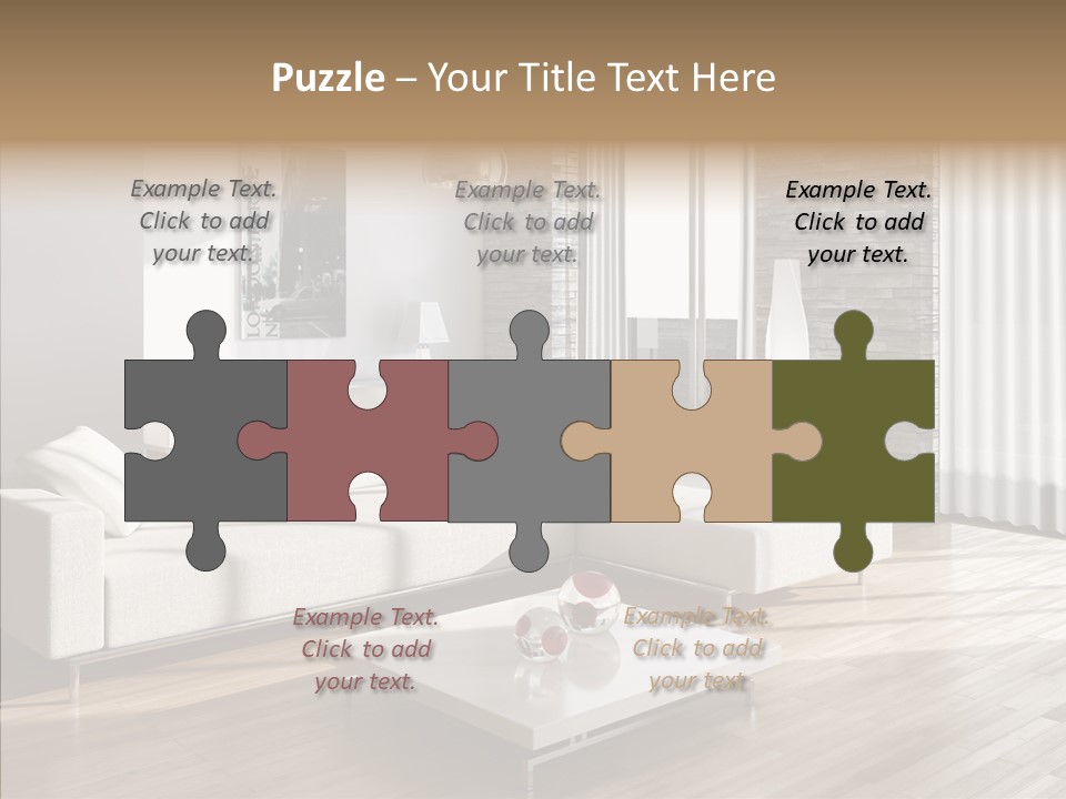 Decor Lamp House PowerPoint Template