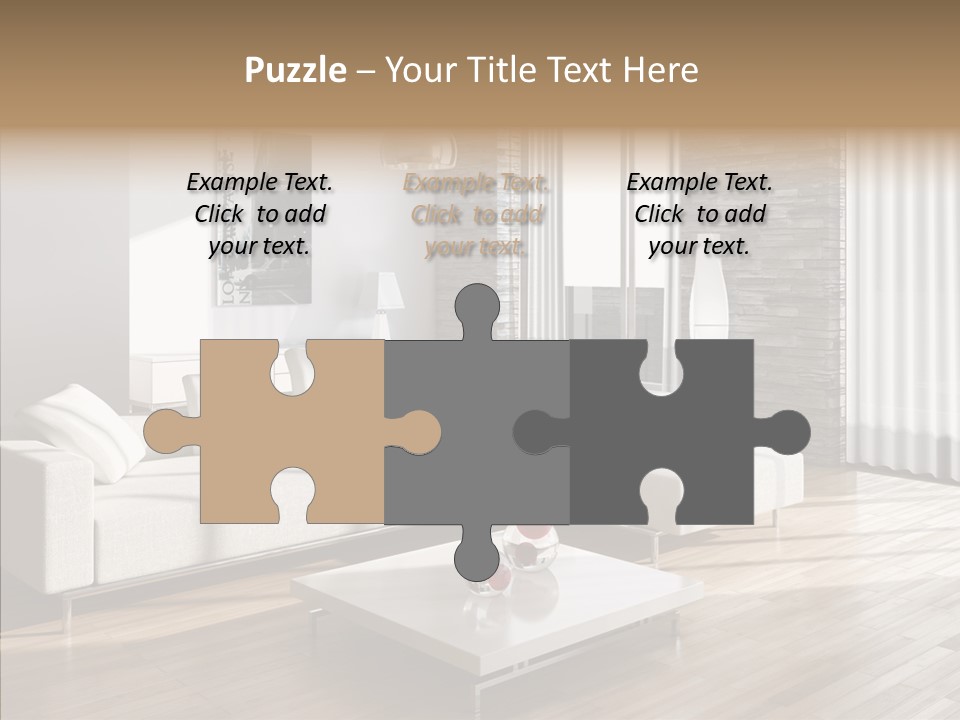 Decor Lamp House PowerPoint Template