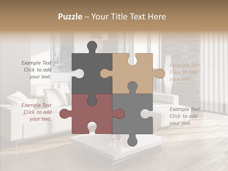 Decor Lamp House PowerPoint Template