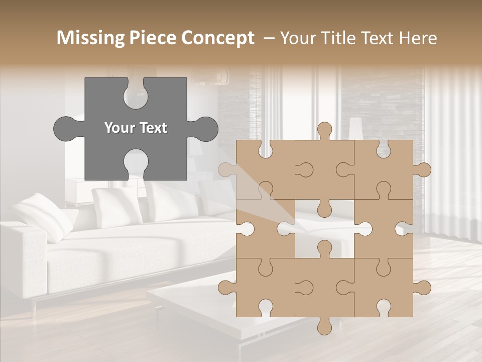 Decor Lamp House PowerPoint Template