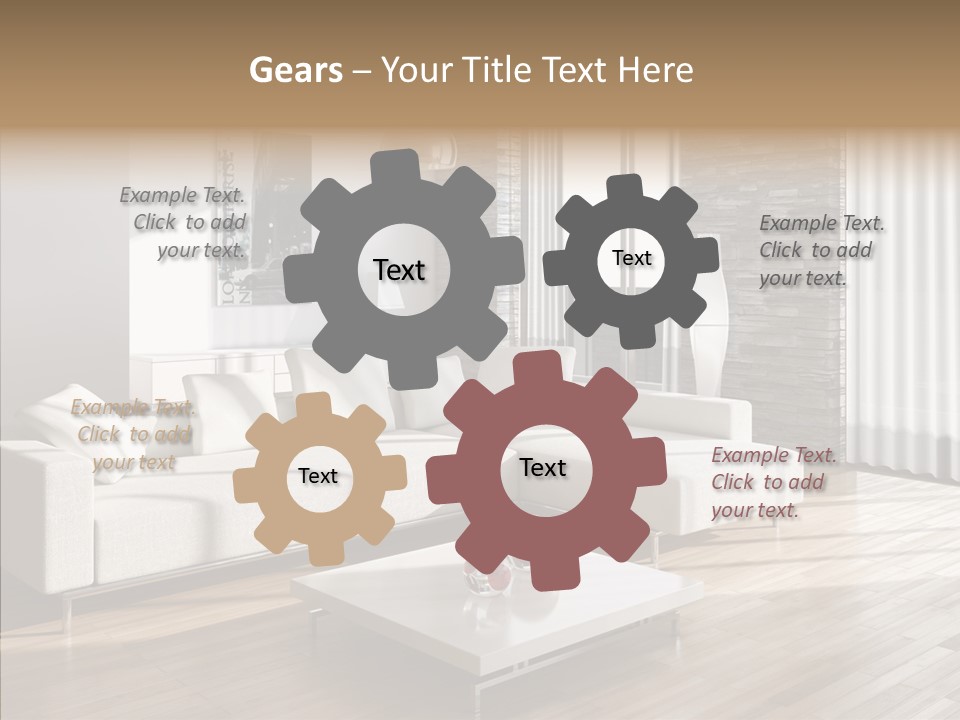 Decor Lamp House PowerPoint Template