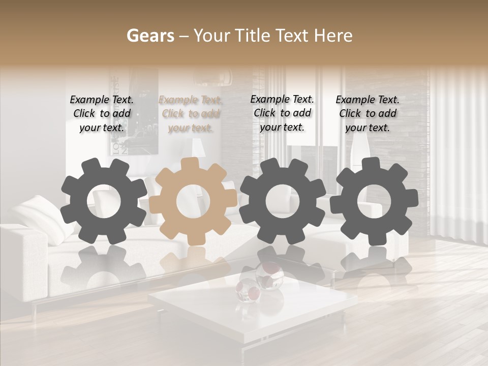 Decor Lamp House PowerPoint Template