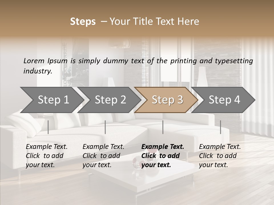 Decor Lamp House PowerPoint Template