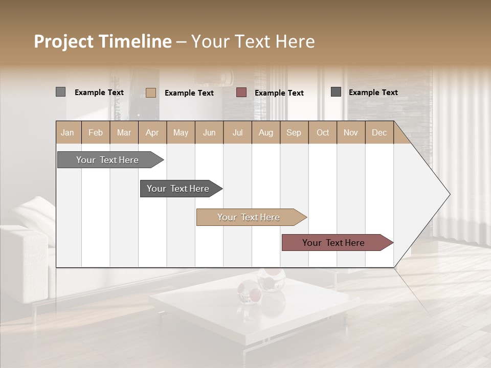 Decor Lamp House PowerPoint Template