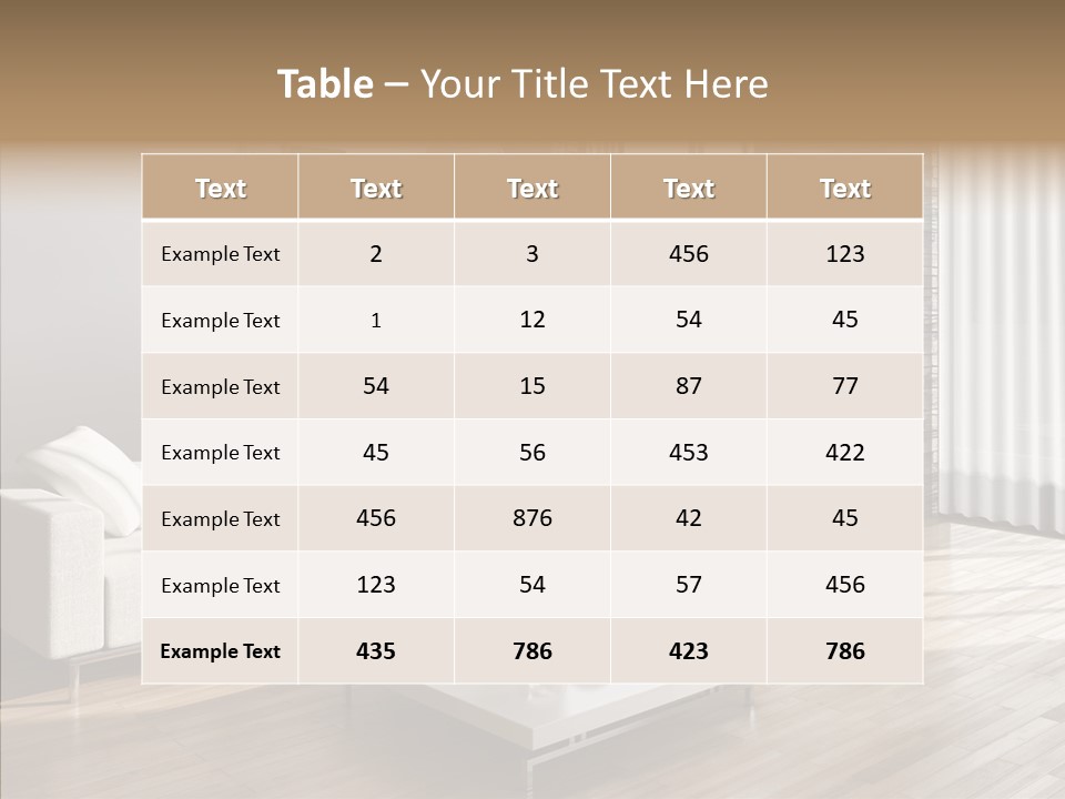 Decor Lamp House PowerPoint Template