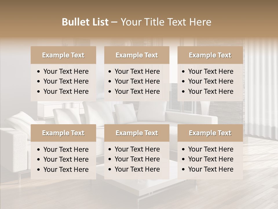 Decor Lamp House PowerPoint Template