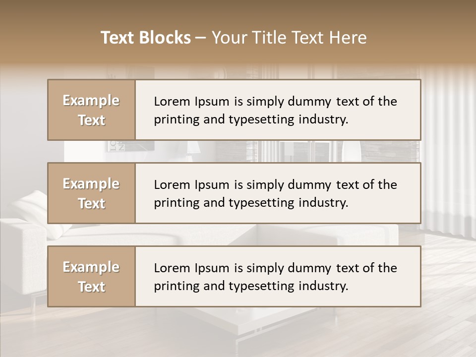 Decor Lamp House PowerPoint Template