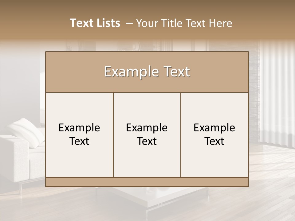 Decor Lamp House PowerPoint Template